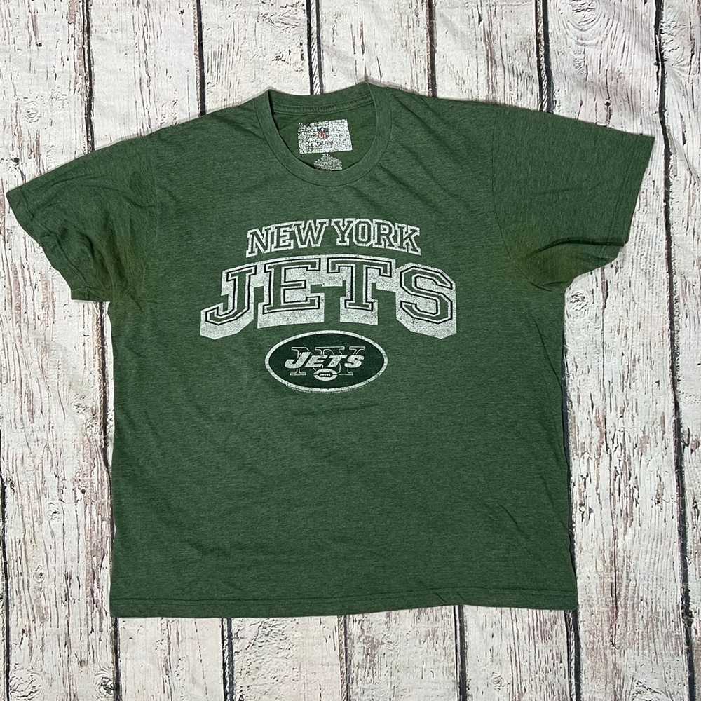 New York Jets Retro NFL Football Crewneck Tshirt